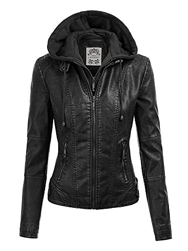 Truth by Republic Faux Leather Quilted Coat