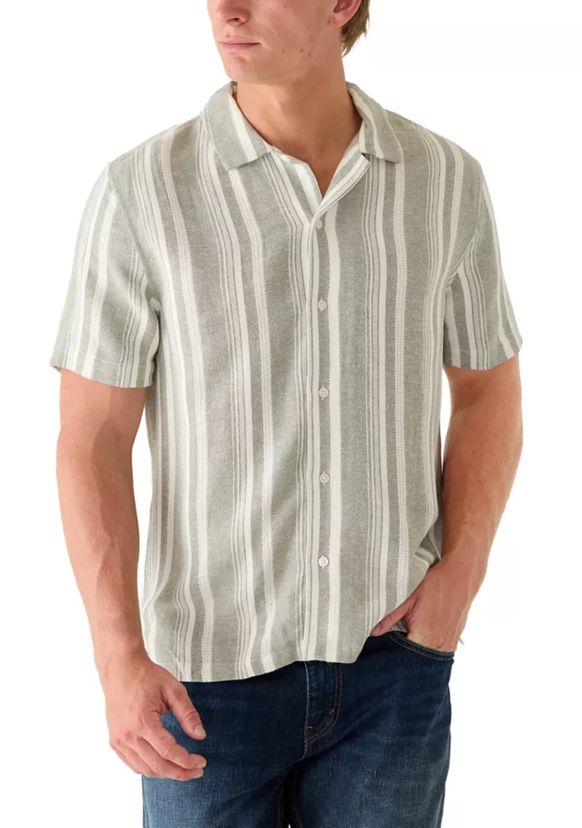 Truth by Republic Striped Button-Down